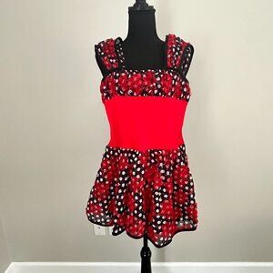 Ruby Red Flower Jazz costume